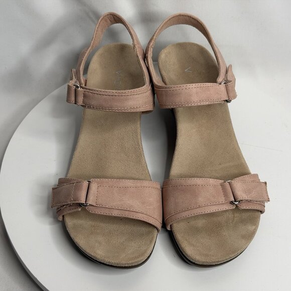 Vionic Adelaide Ankle Strap Comfort Wedge Sandals Womens Size 7.5 Pink Orthoheel - Picture 3 of 7